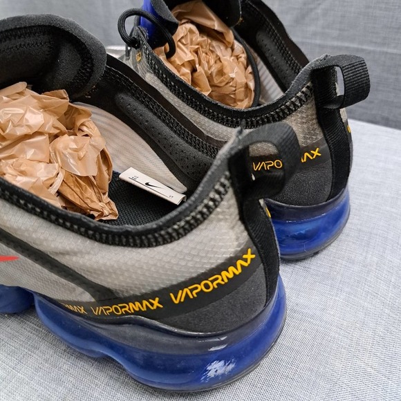 %Nike Air VaporMax Men 2019 Black Hyper Blue Size 10 AR6631-008 / A 30 main image 15